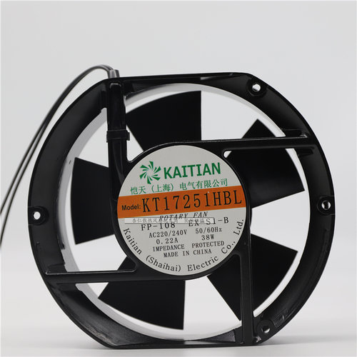 KAITIAN KT17251HBL FP-108 EX-S1-B 220V 0.22A 38W散热风扇