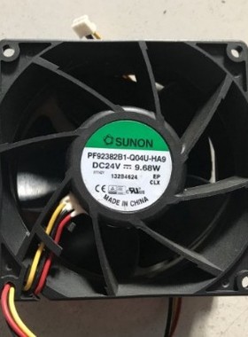 PF92382B1-Q04U-HA9建准SUNON 24V 3线9.68W 9038 变频器风扇