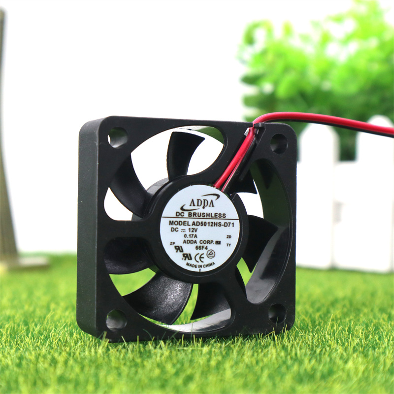 全新ADDA AD5012HS-D71 12V 0.17A 5015 5CM 变频器静音散热风扇