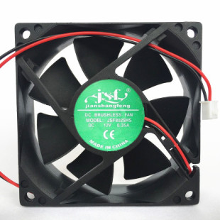0.35A 8CM 散热 JSF8025HS 风扇 干衣机暴力 12V 大风量 JSF 8025