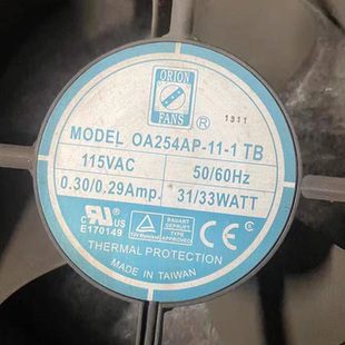 60Hz 散热风扇 25489 DC115V OA254AP 工业 台湾 信湾