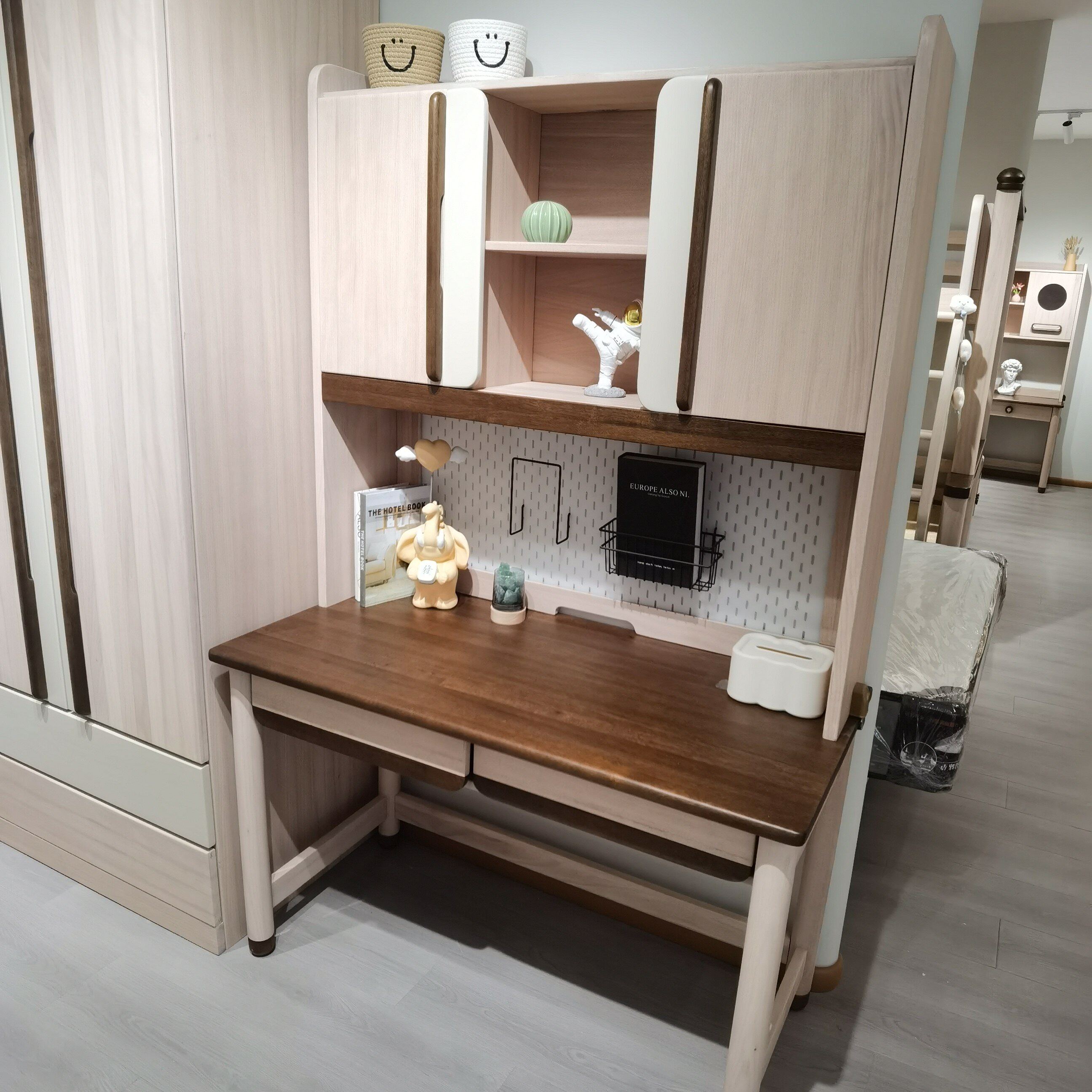 红檀木檀丝木实木儿童书书桌学习桌写字桌1m/1.2m书桌包邮包安装