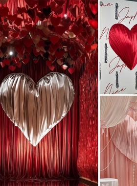 爱心背景墙商场景区拍照打卡道具