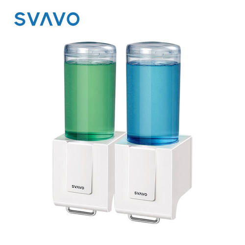 瑞沃SVAVO手按皂液器免打孔皂液盒家居酒店洗洁精壁挂式洗发沐浴