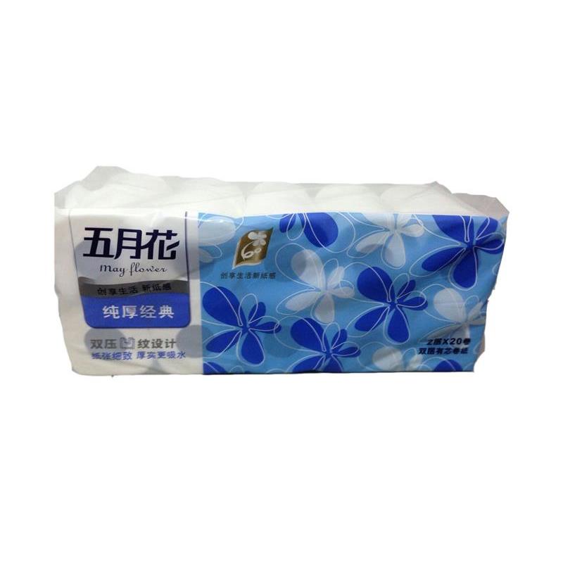 五月花卷筒纸卫生纸10+10五月花卷纸纸巾 20卷装A1101X0