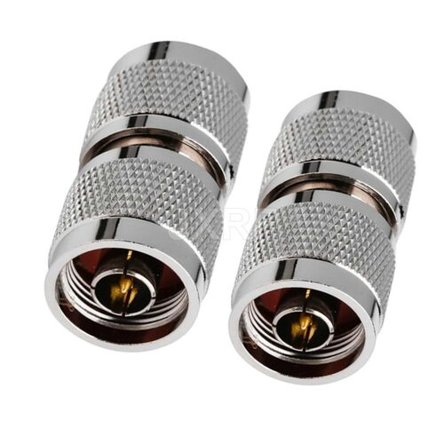 JXRF连接器N公头转N公头双阳头同轴射频转接头N-JJ 双公头适配器