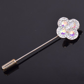 胸针高级感小众韩版 外贸衣饰精品 水钻珍珠胸花高档新娘婚礼男女款