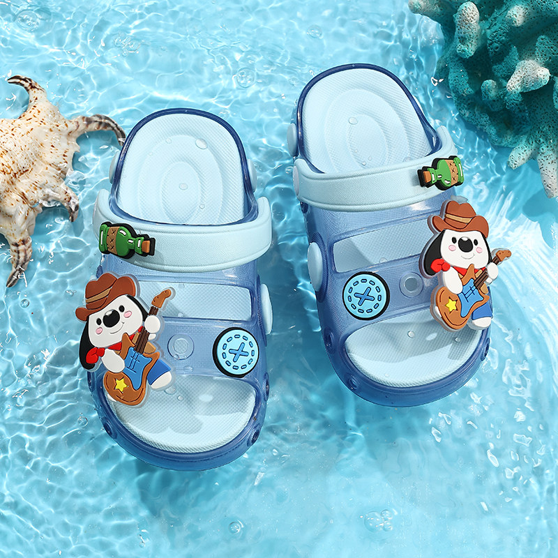 儿童拖鞋夏季男童居家防滑软底软底卡通可爱幼儿园宝宝外穿凉拖鞋