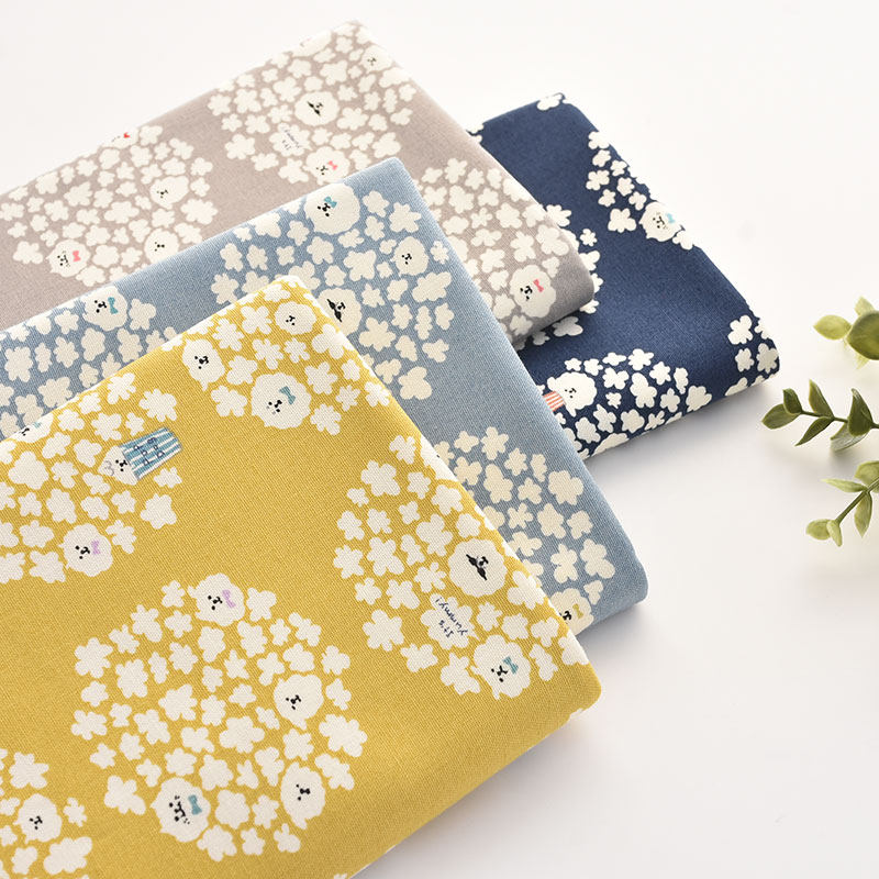 日本进口布料小林出品棉花汪星人小狗卡通diy高档手工包包面料,纺织面料/辅料/配套,面料/布类,淘宝优惠券,粉丝福利购,淘宝优惠卷