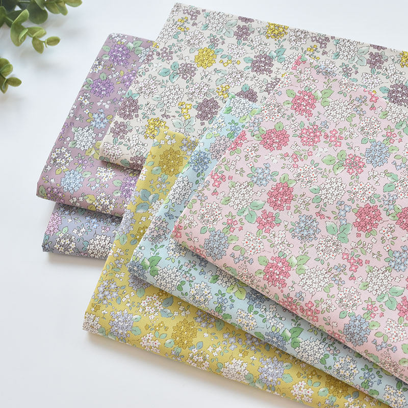 日本进口印花布纯棉田园碎花布料小林出品衬衫裙子DIY娃衣手工