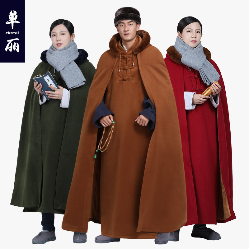 尚遠單麗寒冬加絨雙層套頭打坐披風保暖禅修大衣加厚僧人居士鬥篷在類目 男裝, 風衣中 - 來自Buy2taobao.com提供專業的淘寶代購服務