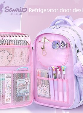 英国netx road库洛米书包3一6年级儿童2025新款护脊减负星空渐变