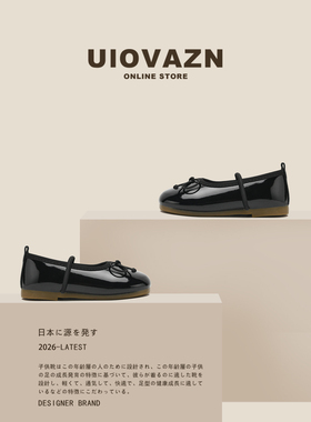 日本Ulovazn童鞋~女童小皮鞋2025新款宝宝鞋子洋气软底儿童公主鞋