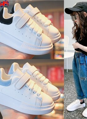 英国Netx road女童软底运动鞋2024春秋款韩版小白鞋透气休闲板鞋