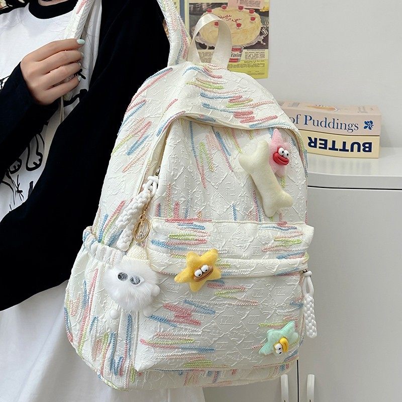 netx Kiss学生书包中小学生ins风小众设计感背包女生高颜值双肩包