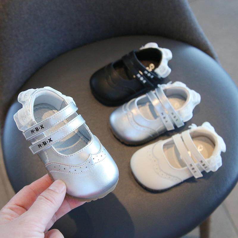 英国DHWA女童小皮鞋韩式透气公主鞋2025秋季新款童鞋女宝平底鞋