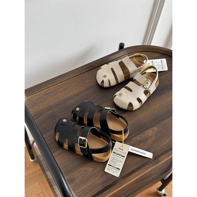 英国netx road儿童勃肯凉鞋夏季女童韩版时尚沙滩鞋男童防滑鞋子