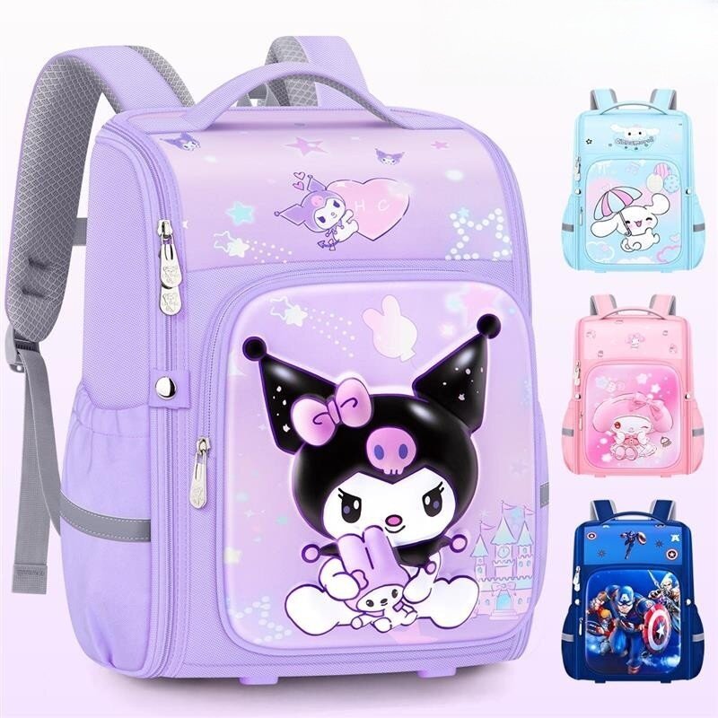 英国netx儿童可爱库洛米书包小学生女童一三到六年级减负护脊轻便