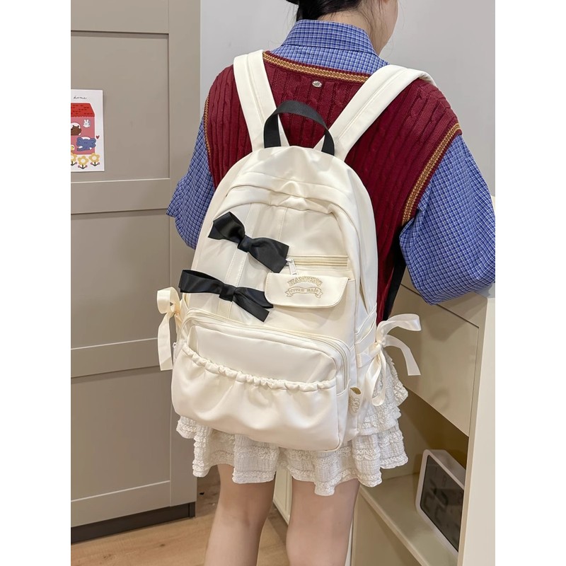 netx Kiss中小学生书包日系韩版ins小背包可爱蝴蝶结高颜值双肩包