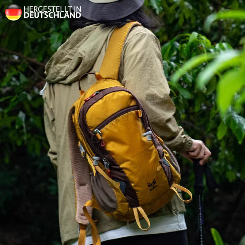 德国新款轻量化户外徒步20升轻便舒适双肩包短途旅行防水登山背包
