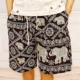 花短裤 棉沙滩裤 大象大裤 男士 衩 休闲裤 大码 潮流宽松五分裤 夏季 韩版