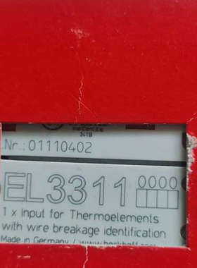 议价倍福EL3311全新原装正品现货 顺丰包邮 来 欢迎订