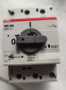 议价商品原装 ABB马达保护器MS325 2.5-4A AC3 40
