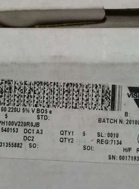 RPH100V220R0JB，RPH100220U5%全新V