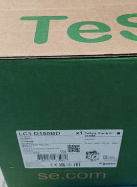 全新施耐德直流接触器LC1D150BD