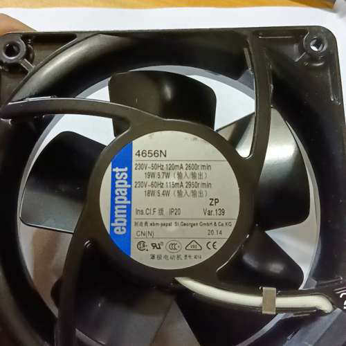 ebmpast 4656N 全新散热风扇