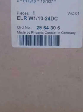 2964306菲尼克斯浪涌保护器  ELR W1/10-24