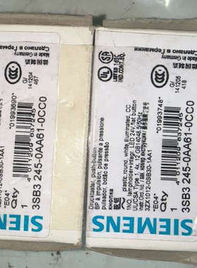 议价西门子白色平头按钮3SB3201-0AA61