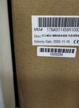 议价ABB互感器 LNS4 1000/5A/20mA  全新原装