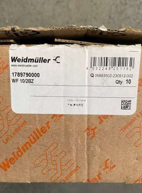 议价全新Weidmuller1789790000接线端子WF 1