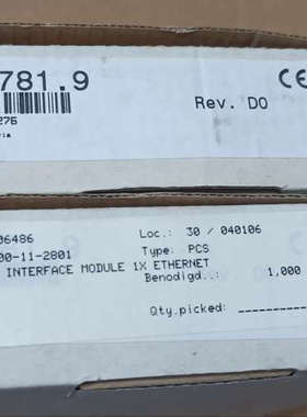 议价全新贝加莱板卡3IF781.9，库存余料原装正品，内外码一致
