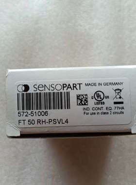 SENSOPART 森萨帕特光眼，型号FT50RH-PSVL议价