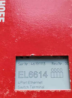倍福模块 EL6614 全新原装正品  议价出售 付