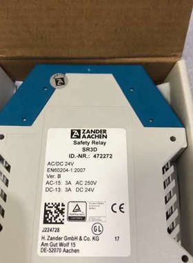 议价ZANDER AACHEN 继电器 SR3D 47227