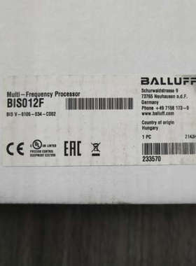 议价全新原装巴鲁夫BIS012F