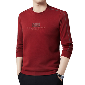 2025秋冬季男士圆领时尚加绒卫衣