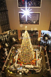 圣诞节大型装饰框架圣诞树套餐4米5米6米7米8米10米酒店商场道具