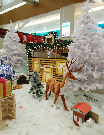 圣诞节装饰4米带装饰5米大型框架圣诞树6米户外圣诞树8米10米12米