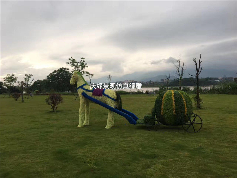 仿真马 绿植绿雕 广场公园造型马 仿真动物小区学校摆放动物雕塑