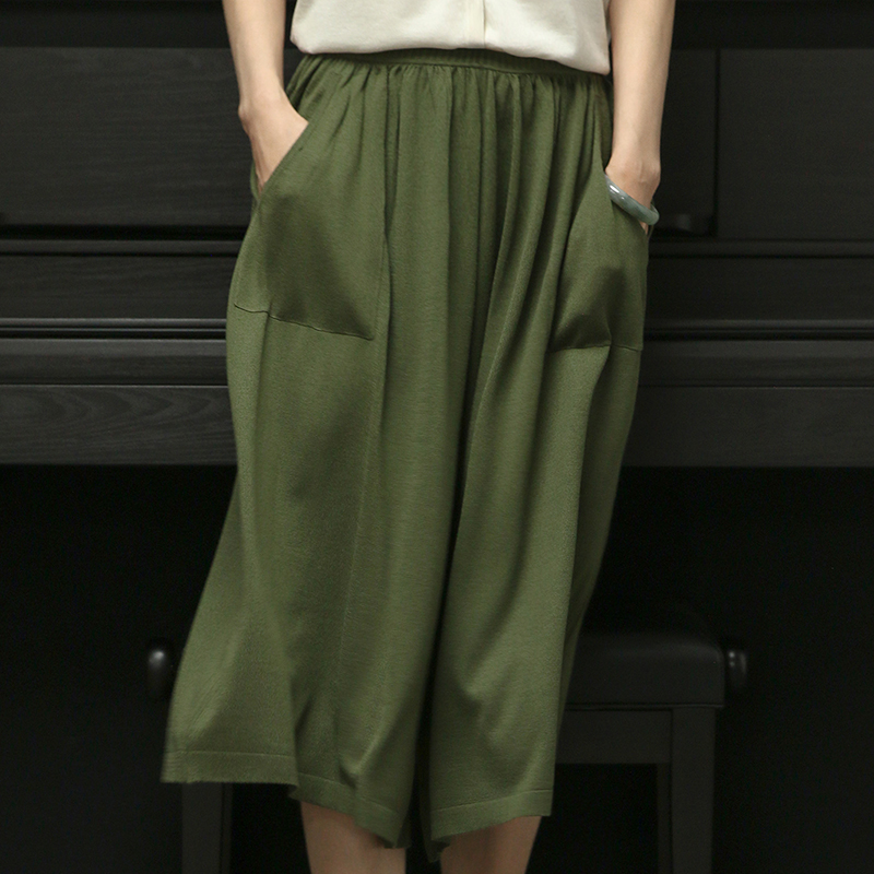 简约APCSHOP七分裤口袋裙裤