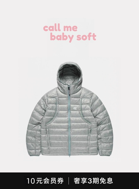 ●callmebabysoft韩国小众潮牌cavish排骨羽绒服女90鸭绒连帽保暖