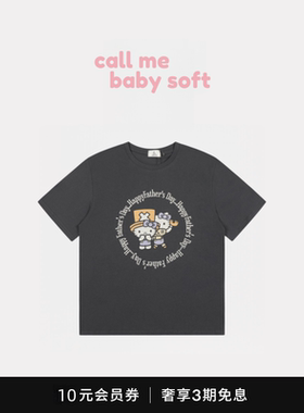 ●callmebabysoft韩国潮复古做旧Hello Kitty卡通短袖T恤宽松上衣