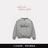 callmebabysoft韩国小众潮牌TheBarnnet八奶加绒卫衣女宽松圆领