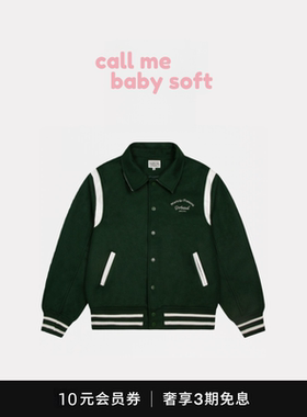 ●callmebabysoft韩国小众潮牌Marithe棒球服外套jennie同款夹克