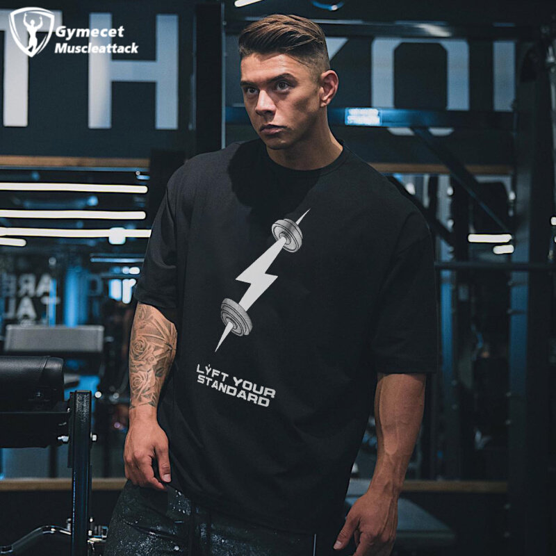 LYFT新款休闲健身宽松弹力训练跑步篮球服运动上衣T恤短袖男士