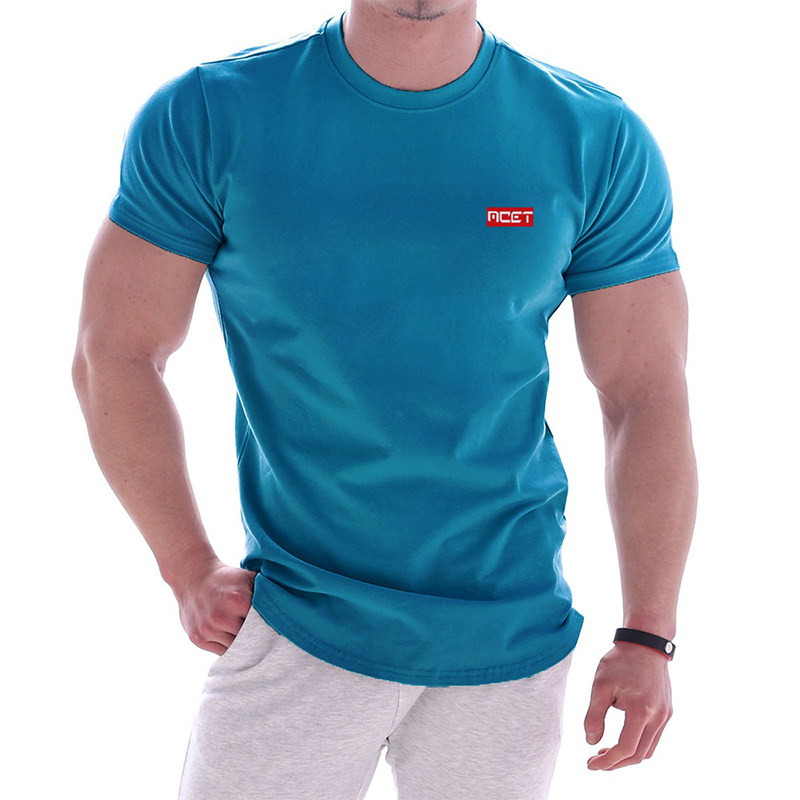 肌肉健身狗运动t恤 新款紧身衣男兄弟高弹跑步训练衣休闲短袖